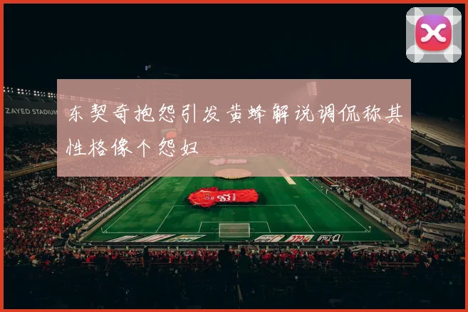 东契奇抱怨引发黄蜂解说调侃称其性格像个怨妇